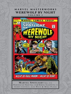 cover image of Werewolf By Night Masterworks, Volume 1